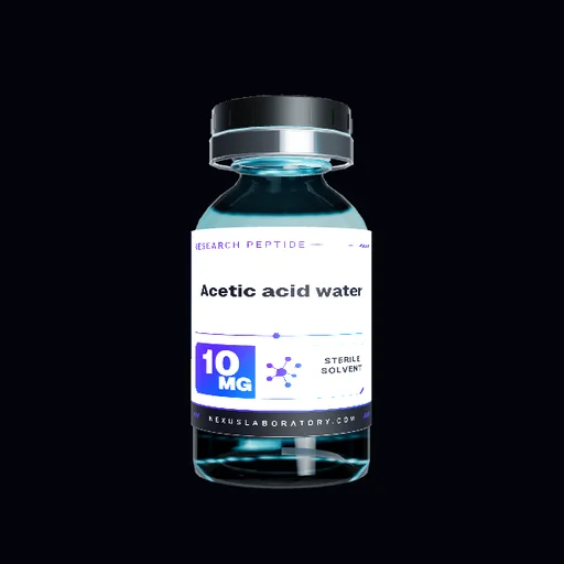 Acetic acid water product vial